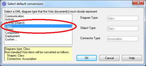 Choose Default Element Type