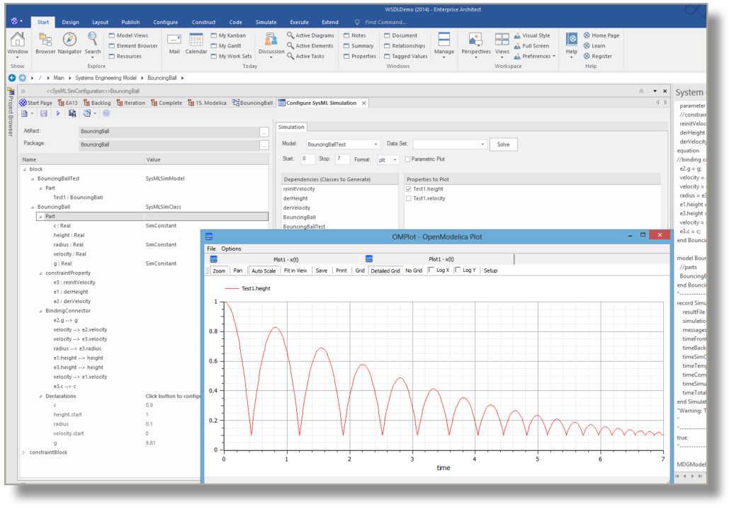 SysML Simulation with OpenModelica SysML Simulation with OpenModelica