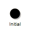 The Initial node for Activity and StateMachine diagrams modeled in Sparx Systems Enterprise Architect. The Initial node for Activity and StateMachine diagrams modeled in Sparx Systems Enterprise Architect.