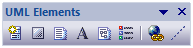 UML Elements toolbar UML Elements toolbar