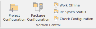 Part of the Configure ribbon in Sparx Systems Enterprise Architect.