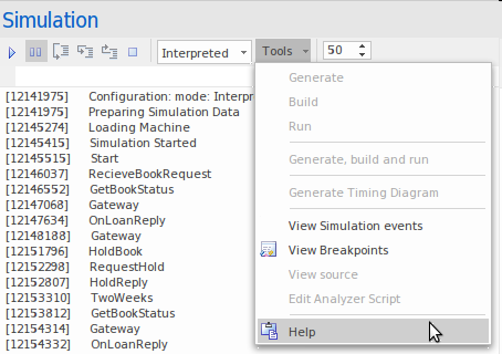 Userguide tool help.