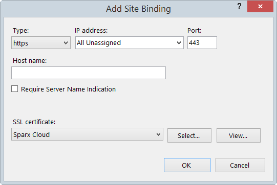 To set the bindings through which HTTPS will operate, you must include a port and a certificate in the site bindings. To set the bindings through which HTTPS will operate, you must include a port and a certificate in the site bindings.
