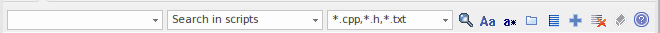 Debug search toolbar in Sparx Systems Enterprise Architect. Debug search toolbar in Sparx Systems Enterprise Architect.