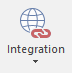Integration ribbon button