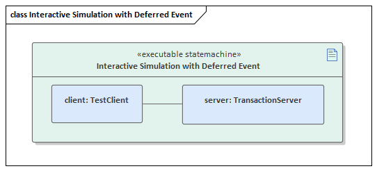Deferred event in business process simulation in Sparx Systems Enterprise Architect
