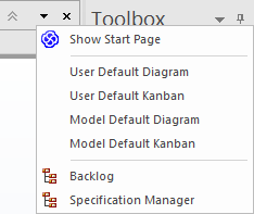 A default Kanban Diagram can be set for the entire repository in Sparx Systems Enterprise Architect. A default Kanban Diagram can be set for the entire repository in Sparx Systems Enterprise Architect.