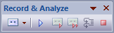 Record & Analyze toolbar. Record & Analyze toolbar.