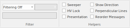 Part of the Layout ribbon in Sparx Systems Enterprise Architect. Part of the Layout ribbon in Sparx Systems Enterprise Architect.