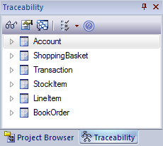 Tabs on a docked window in Sparx Systems Enterprise Architect. Tabs on a docked window in Sparx Systems Enterprise Architect.
