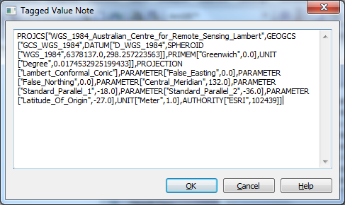 ArcGIS tagged values
