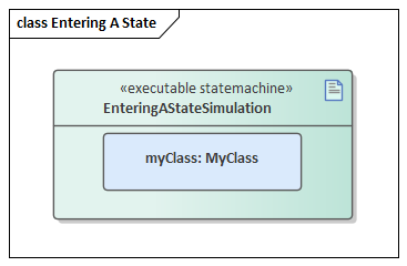 Executable StateMachine for SysML simulation in Sparx Systems Enterprise Architect