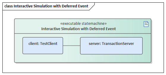 Deferred event in business process simulation in Sparx Systems Enterprise Architect