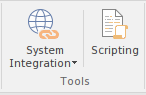 Part of the Code ribbon in Sparx Systems Enterprise Architect.