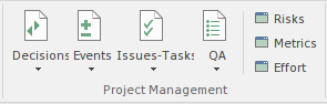 Part of the Construct ribbon in Sparx Systems Enterprise Architect. Part of the Construct ribbon in Sparx Systems Enterprise Architect.