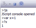 The scripting console in Enterprise Architet The scripting console in Enterprise Architet