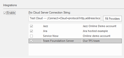 Configuration options to connect a non-cloud model to External Data Integration Plugins hosted on a Pro Cloud Server Configuration options to connect a non-cloud model to External Data Integration Plugins hosted on a Pro Cloud Server
