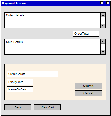 Example of a User Interface Diagram in Sparx Systems Enterprise Architect. Example of a User Interface Diagram in Sparx Systems Enterprise Architect.