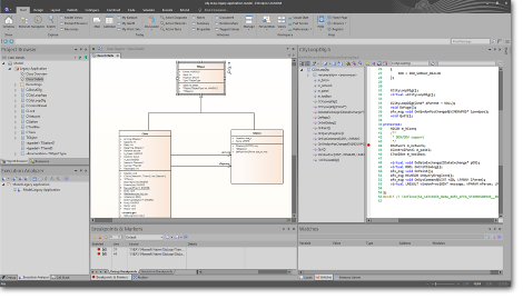 Enterprise Architect: Generation and Reverse Engineering of Source Code