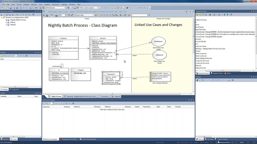 Using the Visual Execution Analyzer in Enterprise Architect