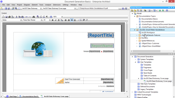 How to Generate Documents with Enterprise Architect – The Basics